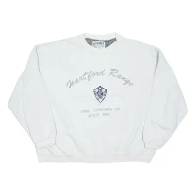 BOYS ONLY Mens Sweatshirt Grey XL