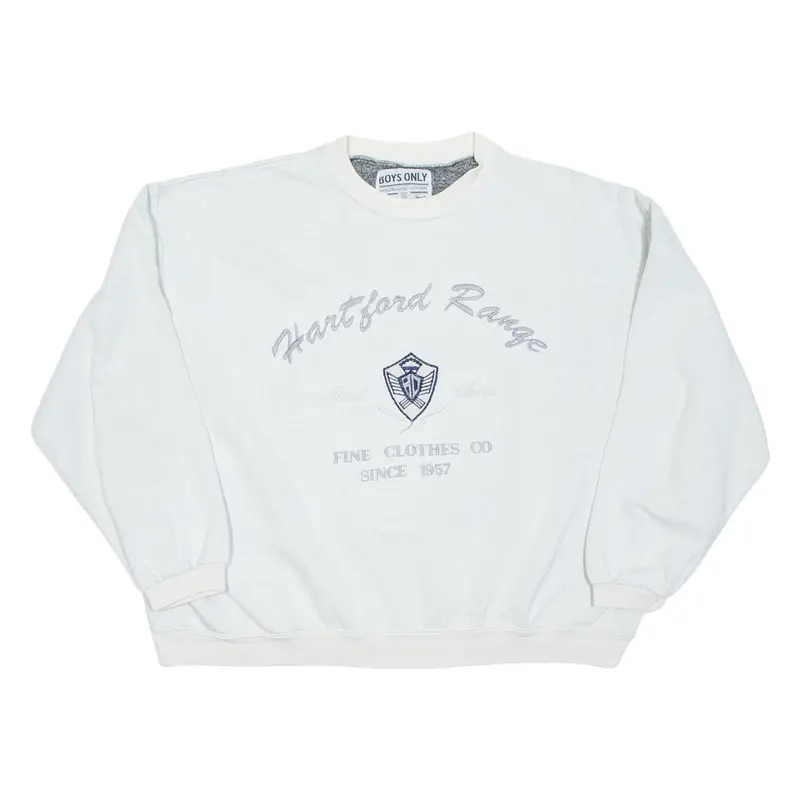 BOYS ONLY Mens Sweatshirt Grey XL