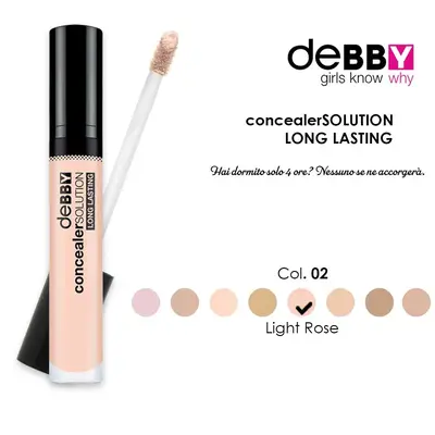 Debby Fluid Concealer Solution 02 - Light Rose