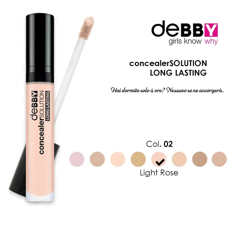 Debby Fluid Concealer Solution 02 - Light Rose