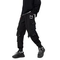 Cargo Pants for Men Elastic Waist Drawstring Sweatpants Goth Tactical Mens Joggers Multi Pocket waterproof