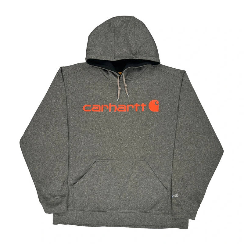 Carhartt Hoodie - XL Grey Polyester Blend
