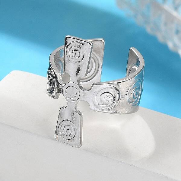 304 Stainless Steel Open Cuff Rings