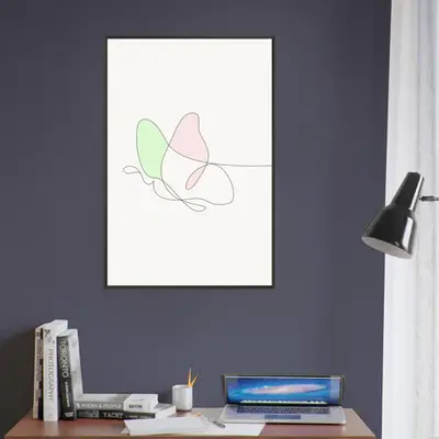 Fluttering Elegance - Minimalist Butterfly
