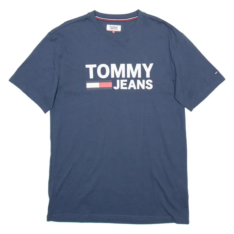 TOMMY HILFIGER Mens T-Shirt Blue M