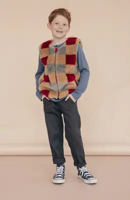 Denim chinos from organic cotton | Size: 4-6