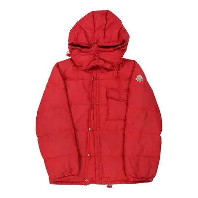 Age 12 Moncler Puffer - Small Red Polyamide