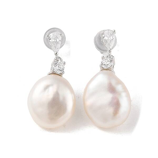 Anti-Tarnish Sterling Silver Stud Earrings