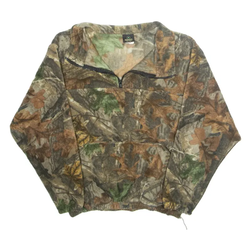 REDHEAD Mens Fleece Jacket Green L