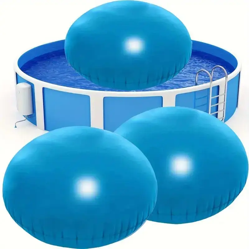 Pool Cover, 3 Counts/set Winter Pool Pillow, Frost Resistant Pool Cover, Easy To Install Pool Accessories for Home Garden Swi...