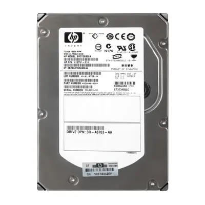 3R-A6763-AA HP 72.8GB Ultra-320 SCSI 15000 3.5-inch Hard Drive