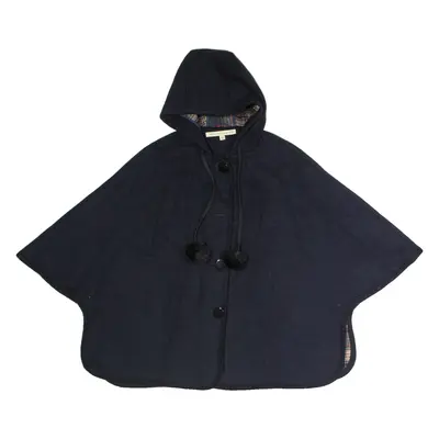 FRENCH CONNECTION Poncho Womens Jacket Blue Hooded M