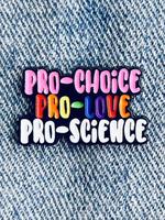 Choose Science Letter Design Brooch, Creative Enamel Pin Brooch Badge, Fun Accessory for Clothing, Backpack, Holiday Gift for...