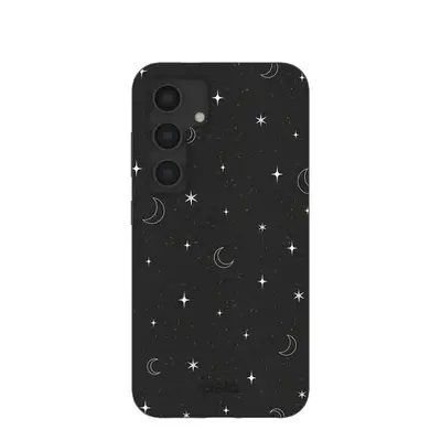 Black Quiet Stars Samsung Galaxy S24 Case