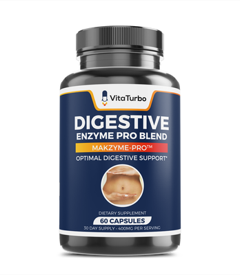 Digestive Enzyme Pro Blend - 60 Capsules - 400mg Per Serving