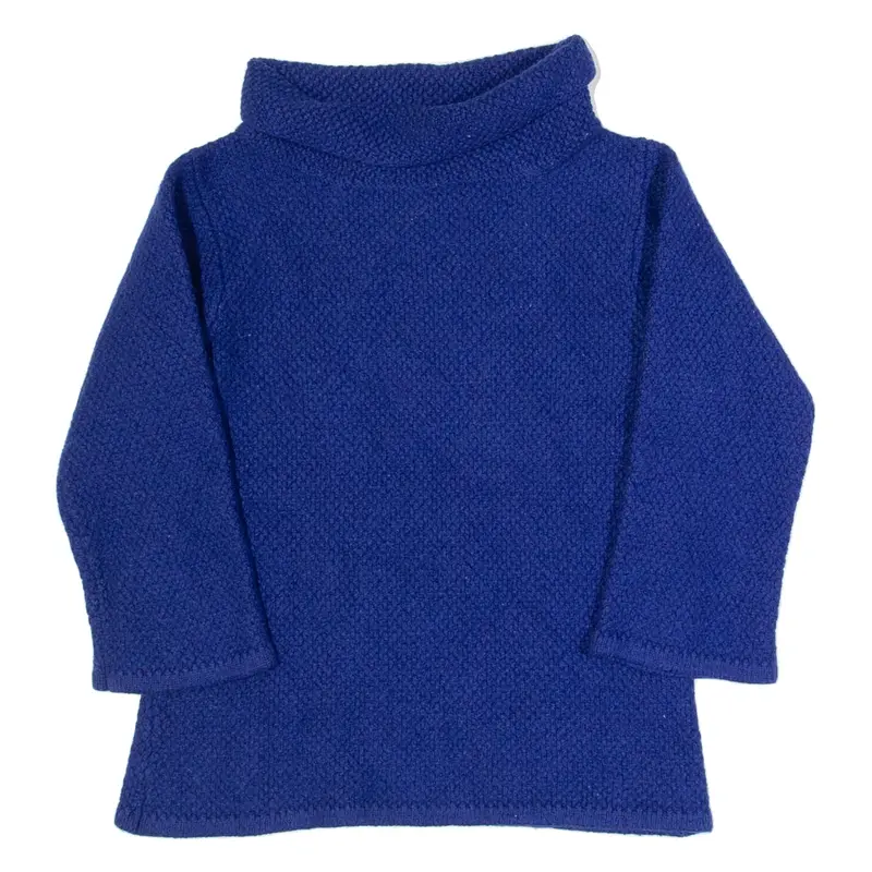 BODEN Womens Jumper Blue Tight Knit Wool UK 10