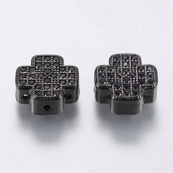 Brass Micro Pave Cubic Zirconia Pendants