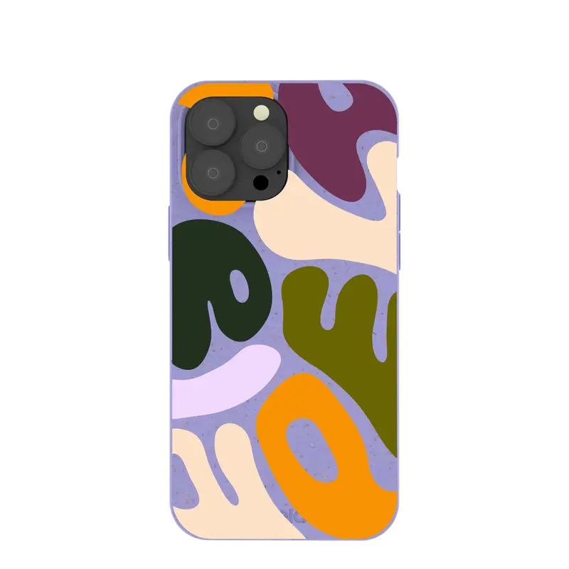 Lavender Alphabet Soup iPhone 13 Pro Max Case