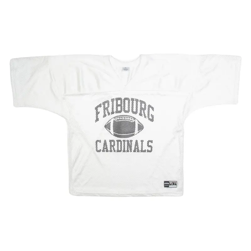 Fribourg Cardinals Mens Jersey White USA V-Neck XL