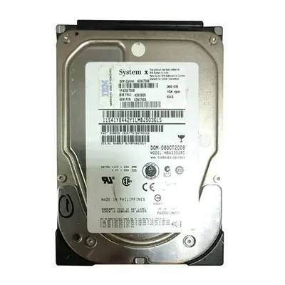 43W7508 IBM 300GB 3Gb/s SAS 15000 3.5-Inch Hard Drive