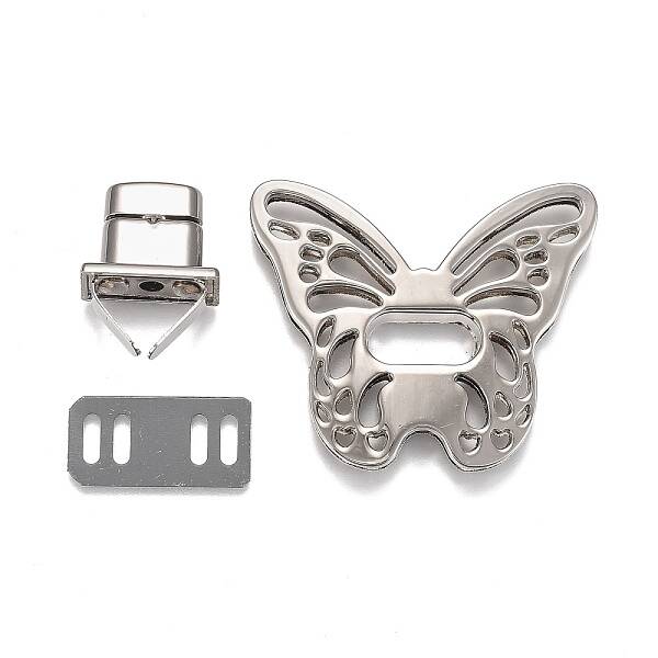 Alloy Bag Twist Lock Clasps