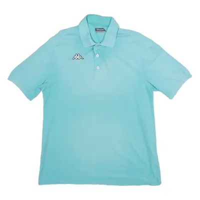 KAPPA Mens Polo Shirt Blue L