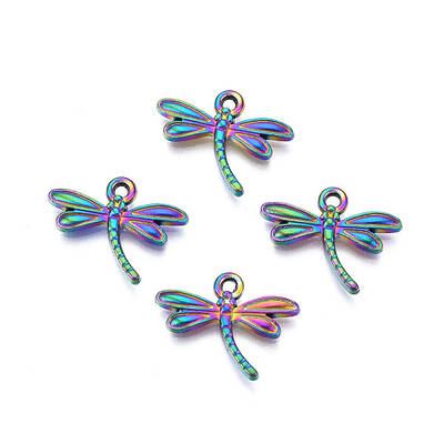 Rainbow Color Alloy Pendants