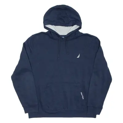NAUTICA Mens Blue Hoodie Pullover XL