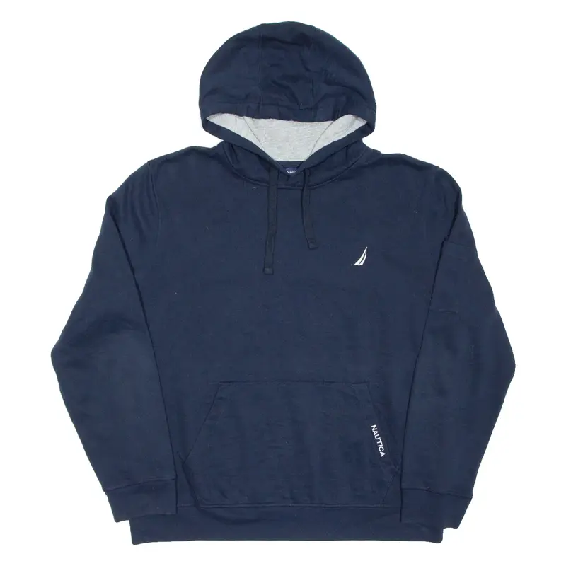 NAUTICA Mens Blue Hoodie Pullover XL