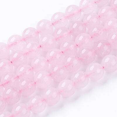 Natural Rose Quartz Bead Strands