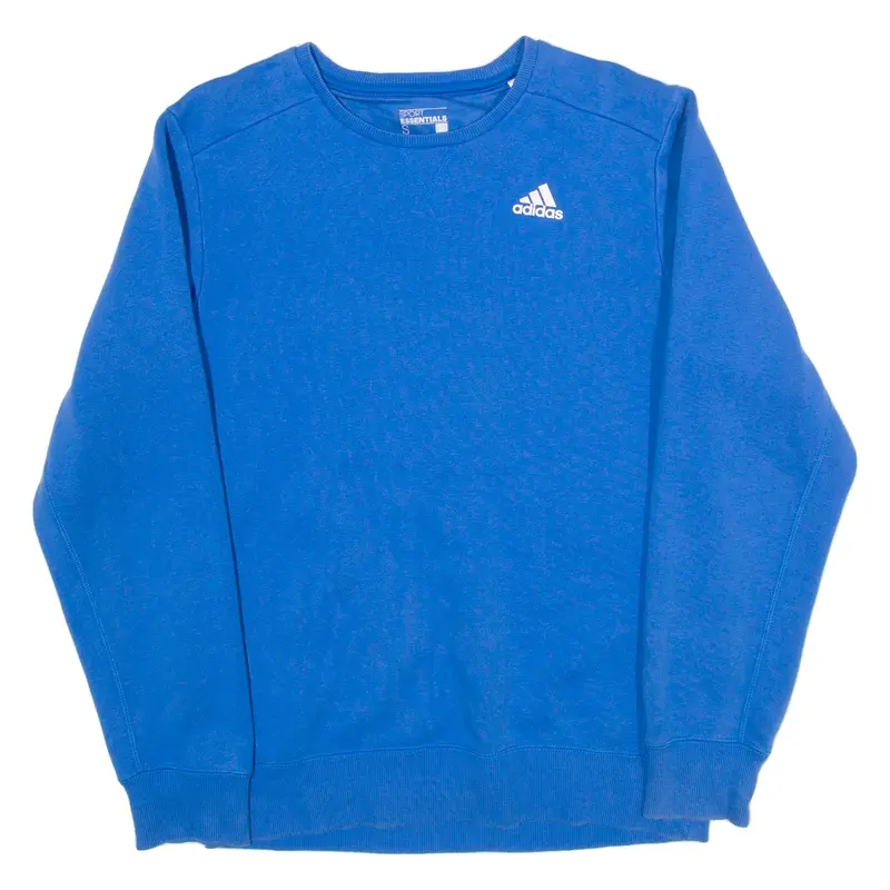 ADIDAS Womens Sweatshirt Blue S