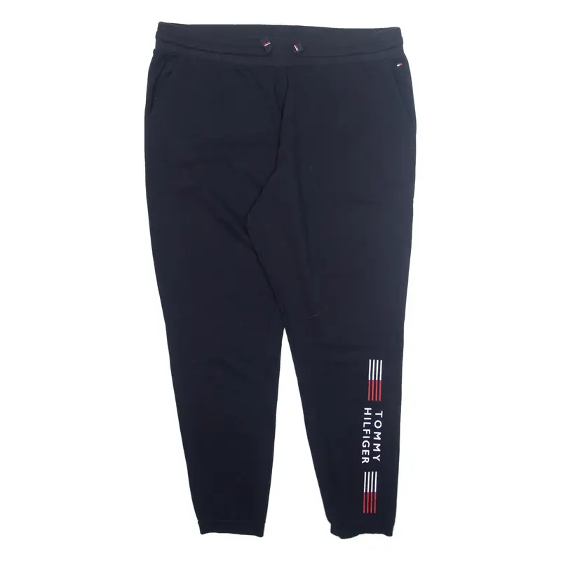 TOMMY HILFIGER Mens Joggers Blue Tapered XL W36 L28