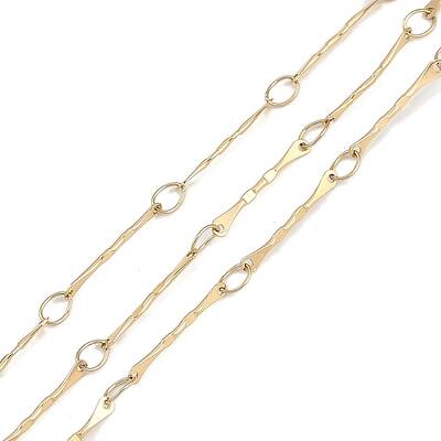Ion Plating(IP) 304 Stainless Steel Twist Oval Link Chains