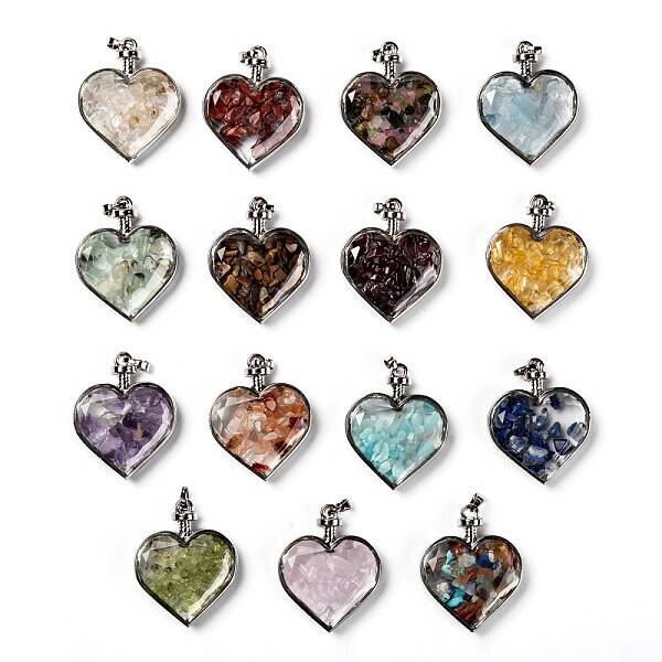 Glass Bottle Pendants