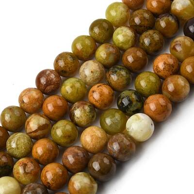 Natural Green Opal Beads Strands
