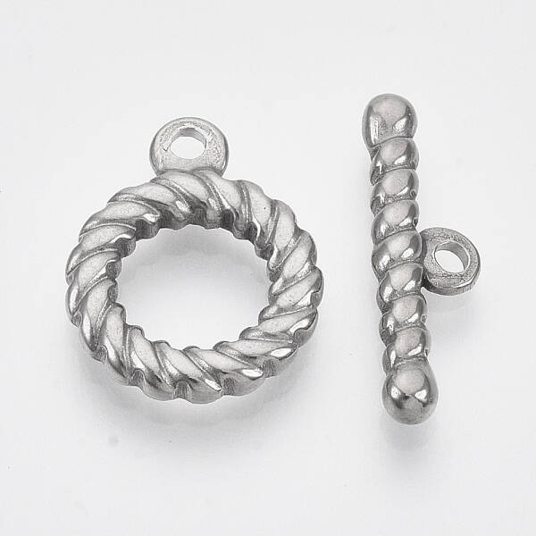 Tarnish Resistant 304 Stainless Steel Toggle Clasps
