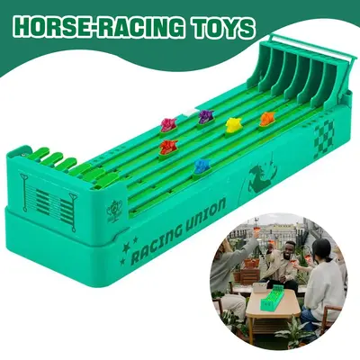 Horse Racing Table Game, Electric Horse Racing Game for Desktop, Family Friends Party Supplies, Fun Board Game for Indoor & O...
