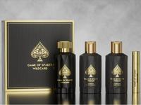 Game of Spades Wildcard 4 pcs Gift Set by Jo Milano Paris (parfum 3.4 oz., Aromatic Body cleanser 3.4 oz., Hydrating body cre...