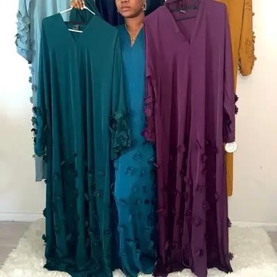 Abaya Dubai - Multiple colors Abaya with Unique Design Features as shown