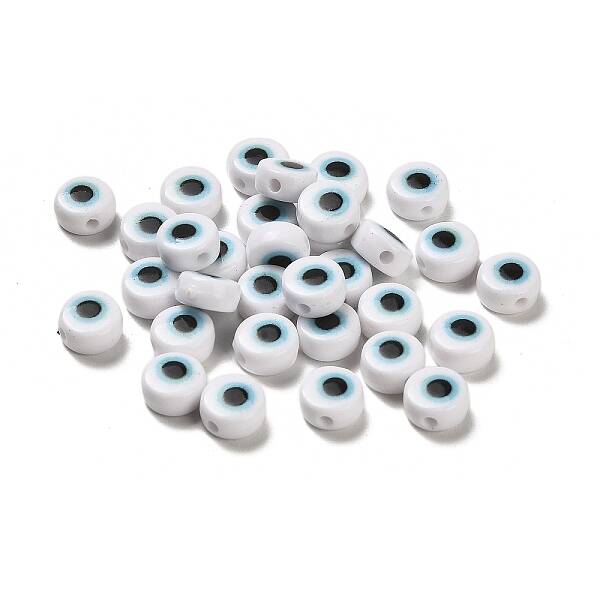 Spray Painted Acrylic Beads
