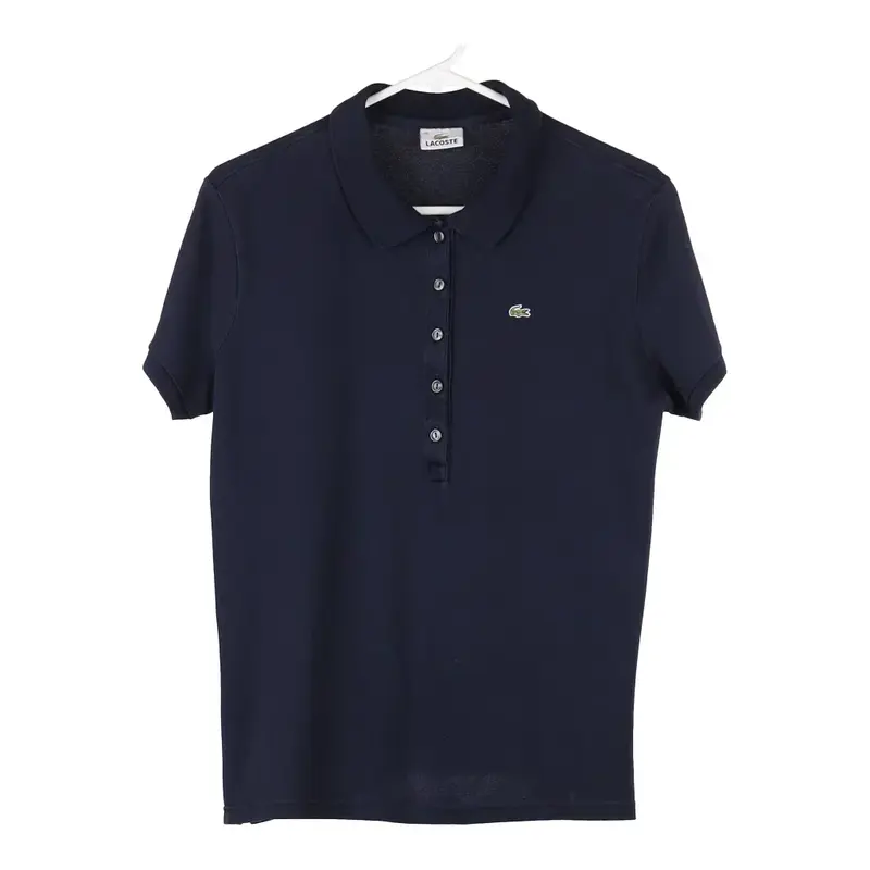 Lacoste Polo Shirt - Medium Navy Cotton