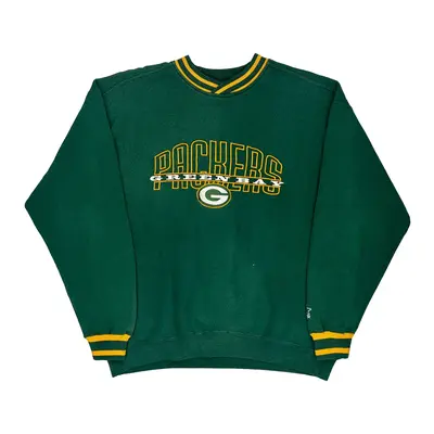 Green Bay Packers Starter Nfl Sweatshirt - Large Green Cotton Blend