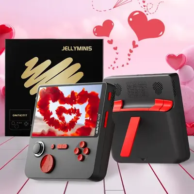 E5 Handheld Game Console, 1 Count 5 Inch HD Screen Game Console, Joystick Two-player Battle Game Console, Portable Gaming Co...