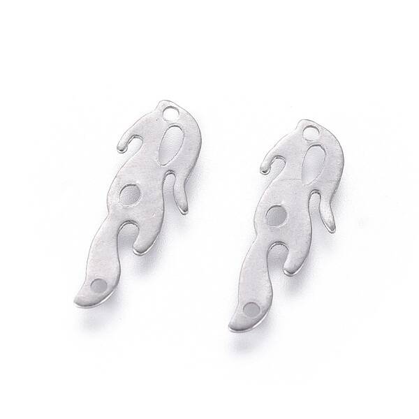 Non-Tarnish 201 Stainless Steel Filigree Joiners Links