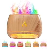 2 in 1 Air Purifier & Humidifiers for Home and Office, Ultrasonic Essential Oil Diffuser and Himalayan Salt Lamp, Simulated F...