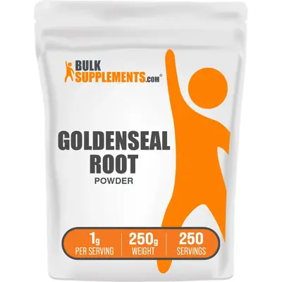 BulkSupplements Goldenseal Root Powder - Edible - Natural Antioxidants - 100g-1kg - 1g per Serving