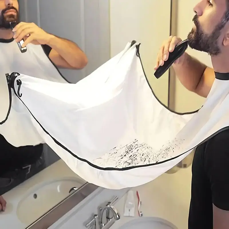 Portable Beard Shaving Apron, Beard Shaving Cloak, Hair Cutting Cape, Haircut Hairdresser Apron, Barber Supplies, Summer Gif...