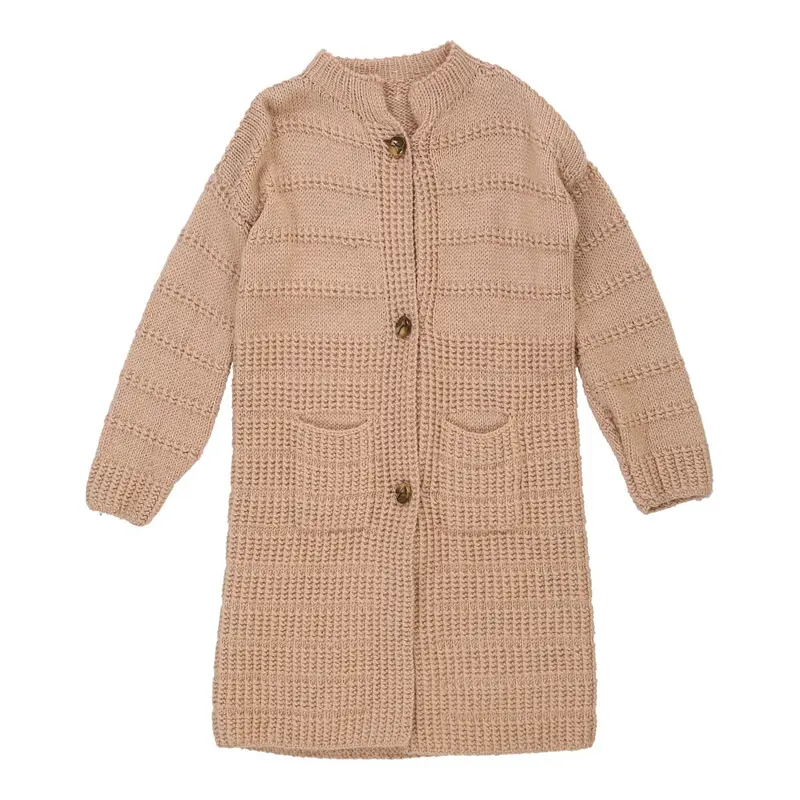 Unbranded Cardigan - 2XL Beige Wool Blend