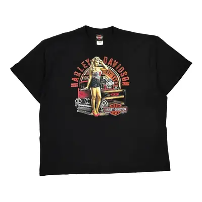 Ohio Harley Davidson Graphic T-Shirt - 3XL Black Cotton