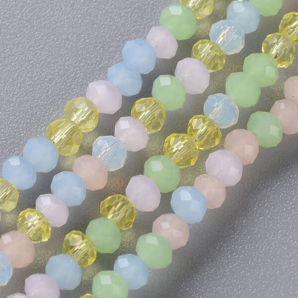 Transparent Glass Beads Strands